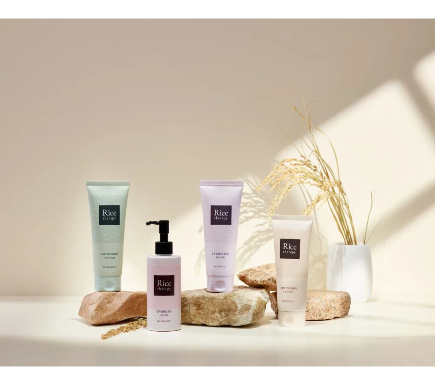 ON:THE BODY On The Body Rice Therapy Rice Bran Scrub Foam Cleanser 200g