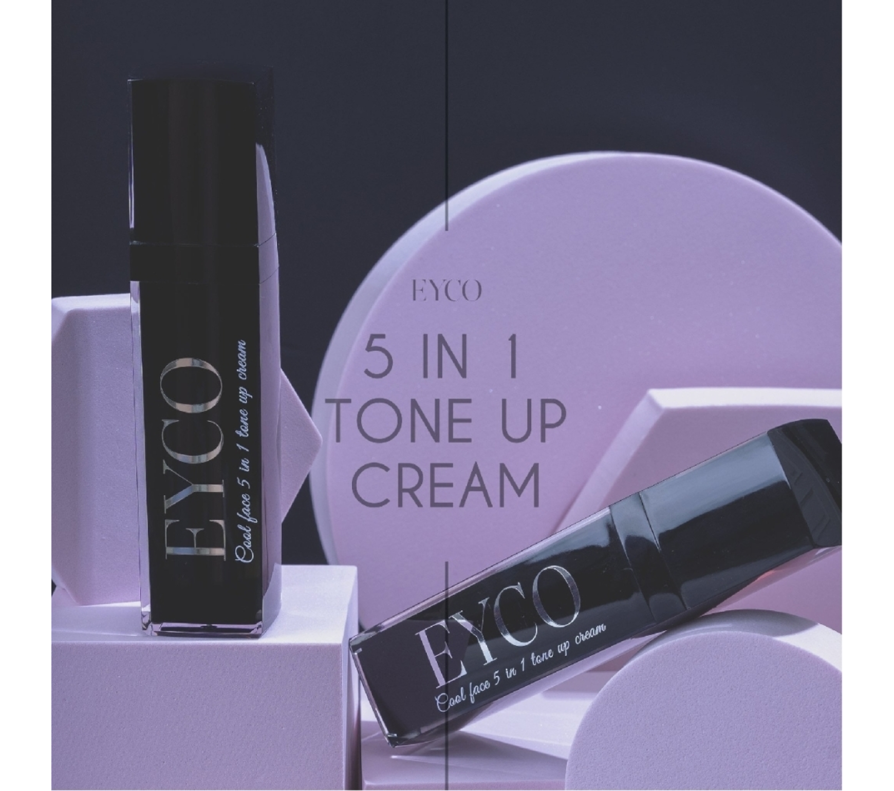 Kem Chống Nắng EYCO The Perfect Whitening Cool Face 5in1 Tone Up Cream SPF30+ PA++++ 50ml