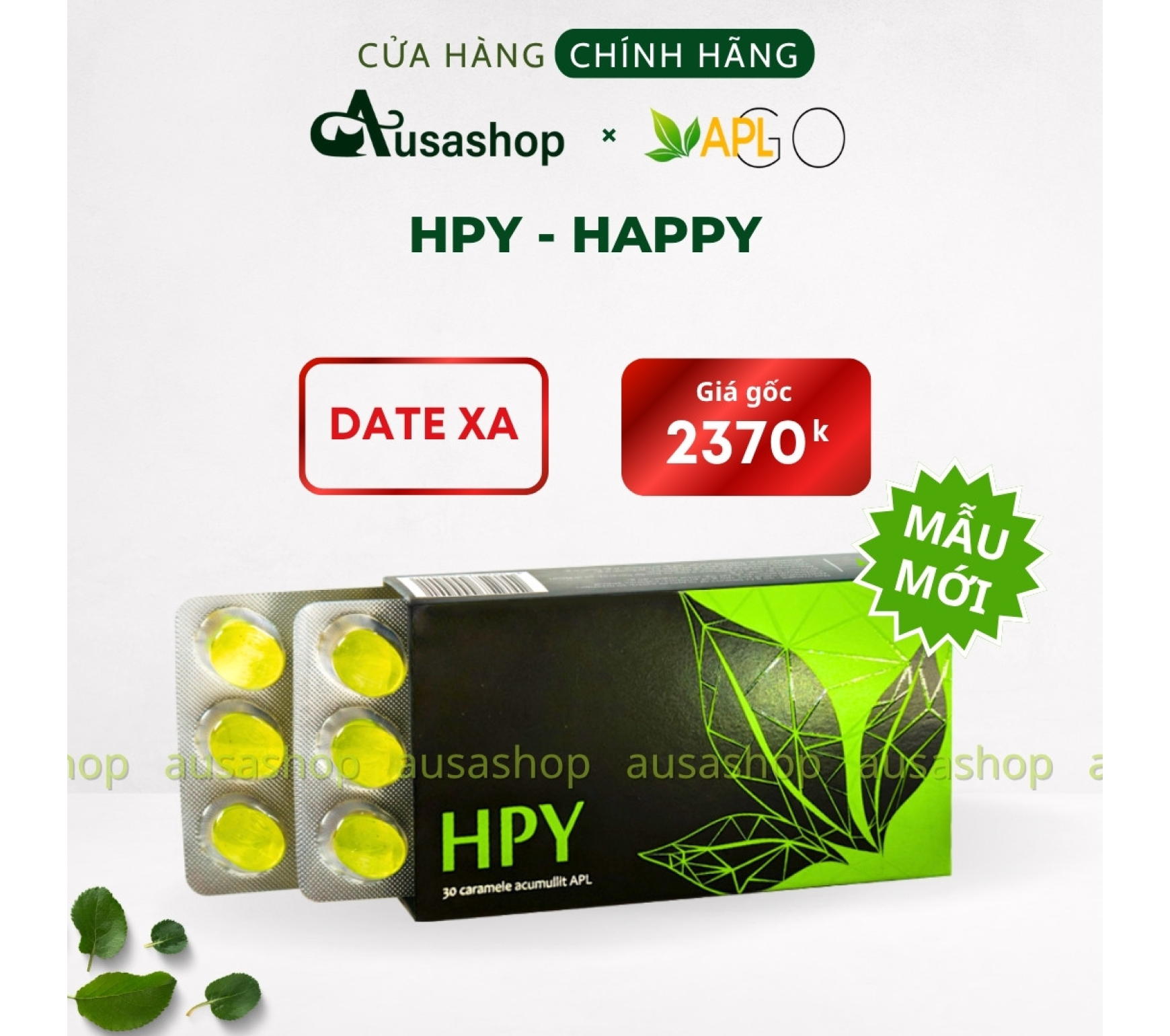 Kẹo Ngậm HPY Vị Trà Xanh – Hỗ Trợ Ung Thư APLGO