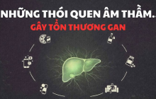 5 thói quen hàng ngày âm thầm gây hại gan