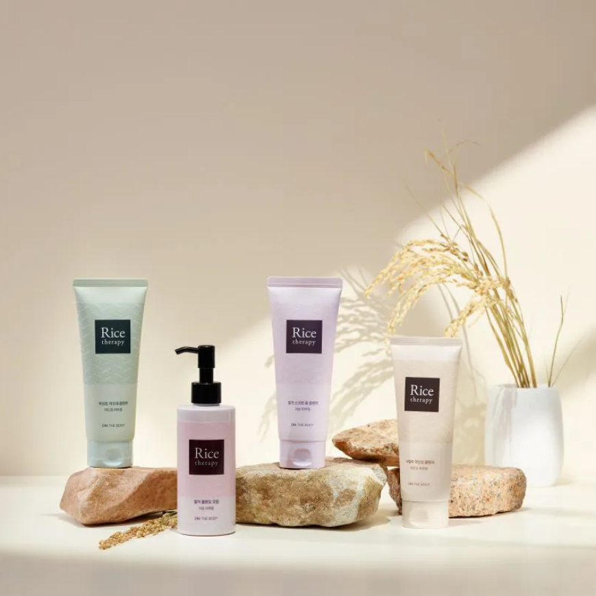 ON:THE BODY On The Body Rice Therapy Rice Bran Scrub Foam Cleanser 200g