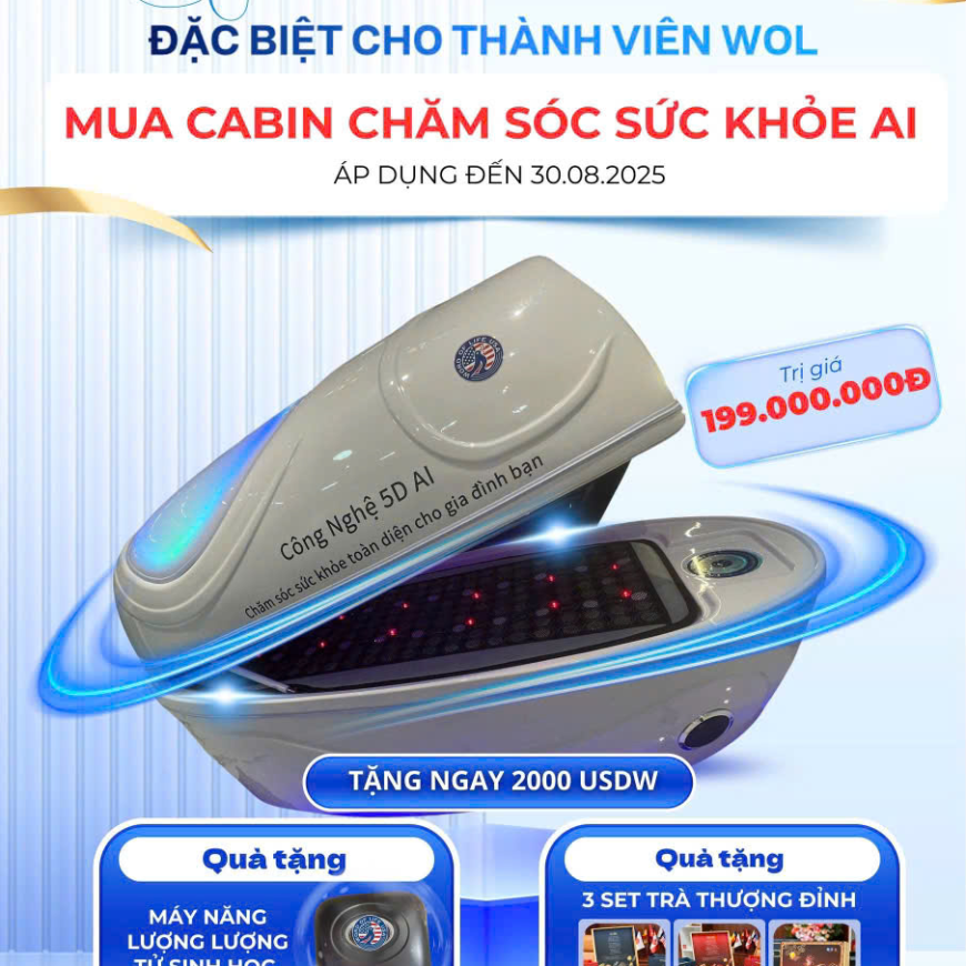 Máy Cabin Chăm Sóc Sức Khỏe Ứng Dụng Công Nghệ AI